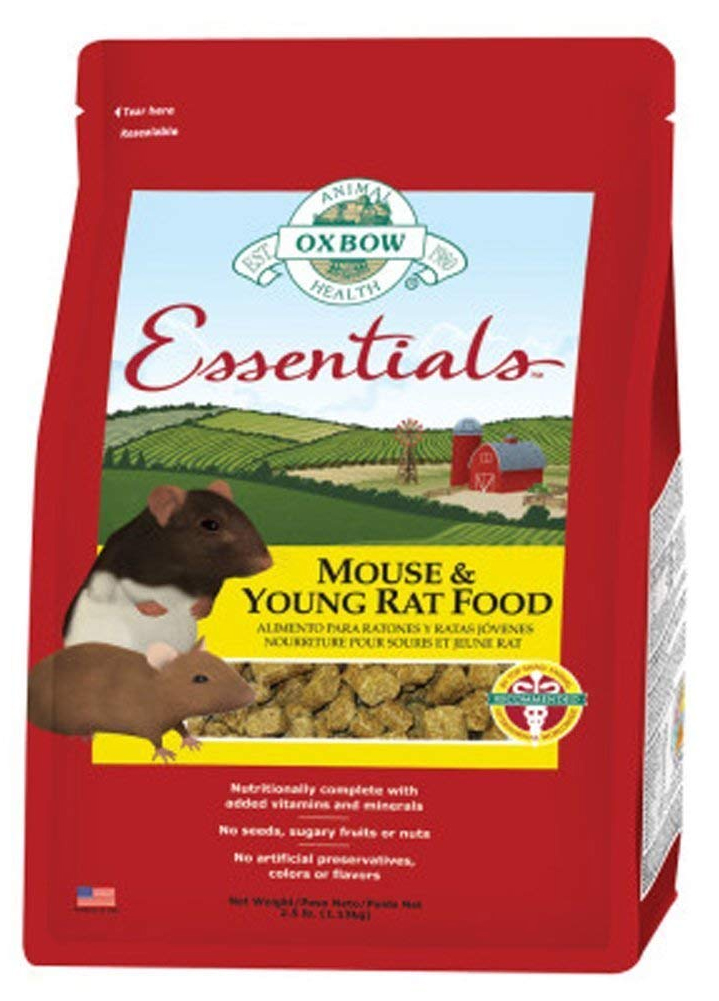 Oxbow Essentials Mouse and Young Rat Natural Pet Food Pellets